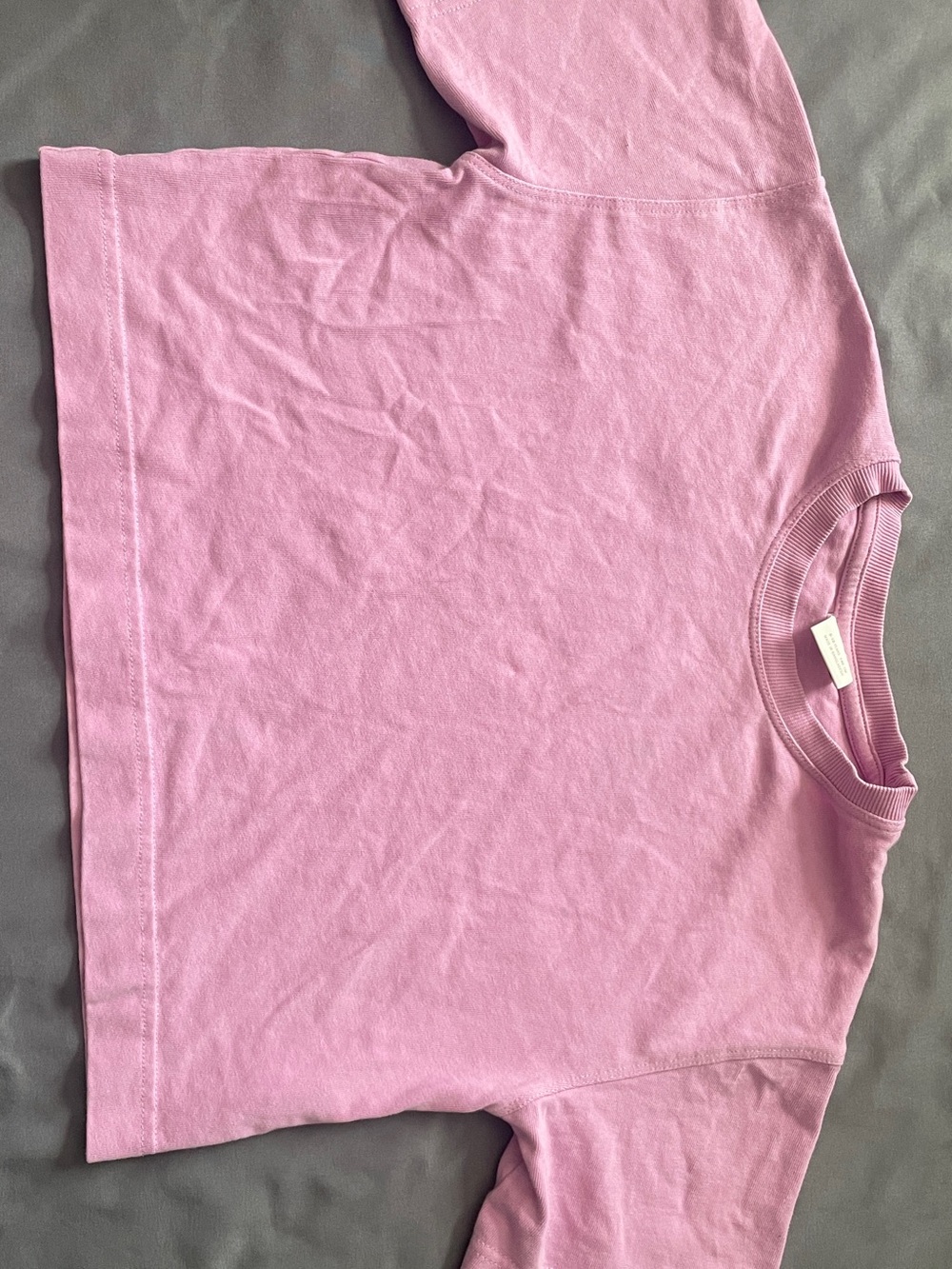 Zara Kids Light Pink Crewneck Cropped shirt size 9/10
